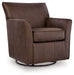 Braydunn Swivel Glider Accent Chair - Furniture Gallery
