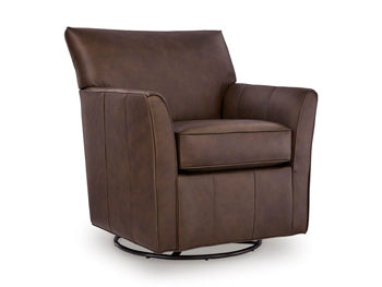 Braydunn Swivel Glider Accent Chair - Furniture Gallery