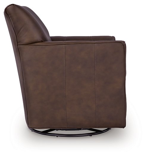 Braydunn Swivel Glider Accent Chair - Furniture Gallery