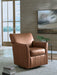 Braydunn Swivel Glider Accent Chair - Furniture Gallery