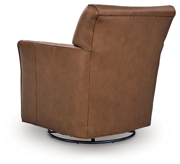 Braydunn Swivel Glider Accent Chair - Furniture Gallery