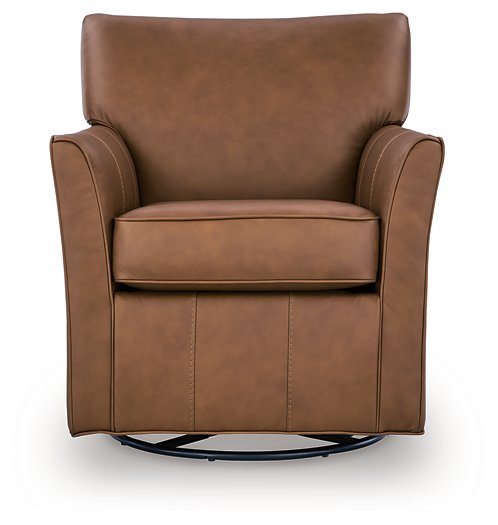 Braydunn Swivel Glider Accent Chair - Furniture Gallery