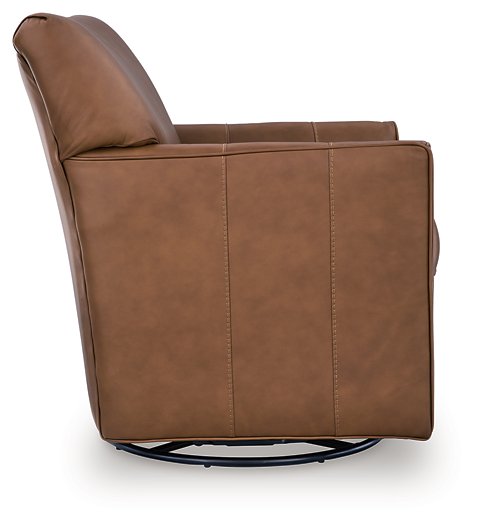 Braydunn Swivel Glider Accent Chair - Furniture Gallery