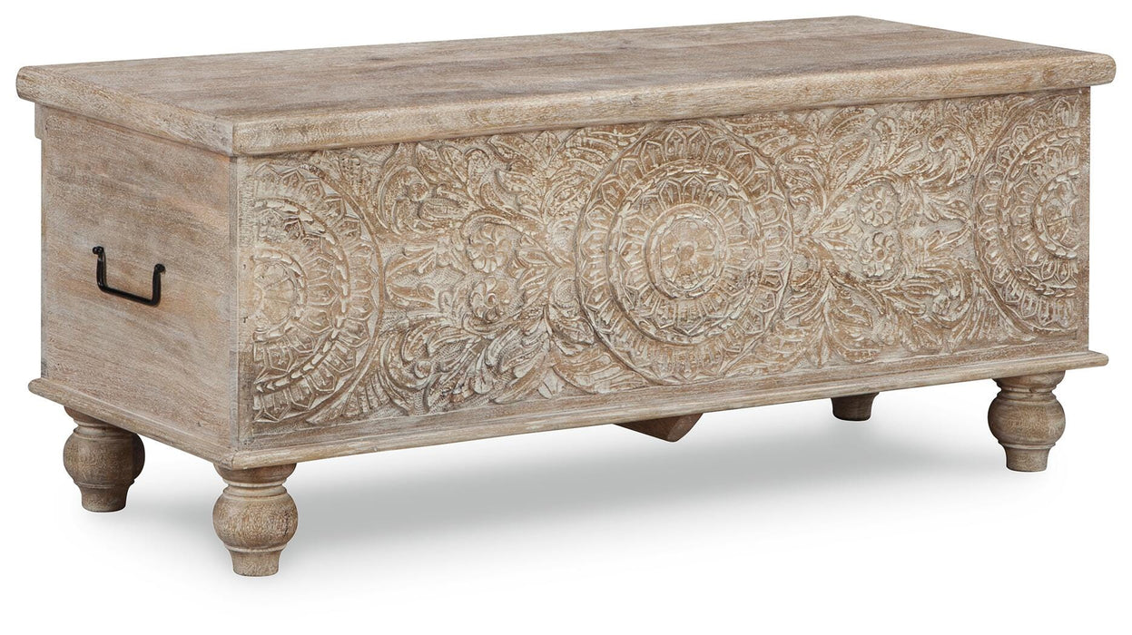 Fossil Ridge Storage Bench - Furniture Gallery