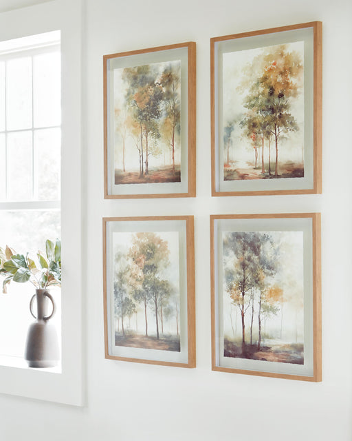 Bryneford Wall Art (Set of 4) - Furniture Gallery