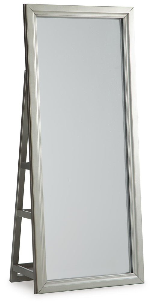 Evesen Floor Standing Mirror/Storage - Furniture Gallery