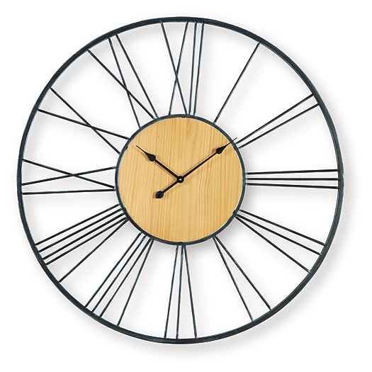 Brockett Wall Clock - Furniture Gallery