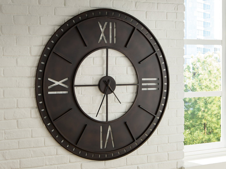Lytle Wall Clock - Furniture Gallery
