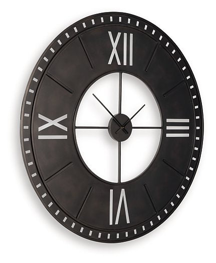 Lytle Wall Clock - Furniture Gallery