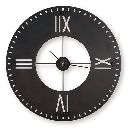 Lytle Wall Clock - Furniture Gallery