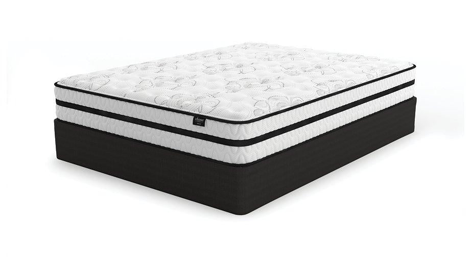 Chime 10 Inch Hybrid 10 Inch Mattress and Pillow - Furniture Gallery