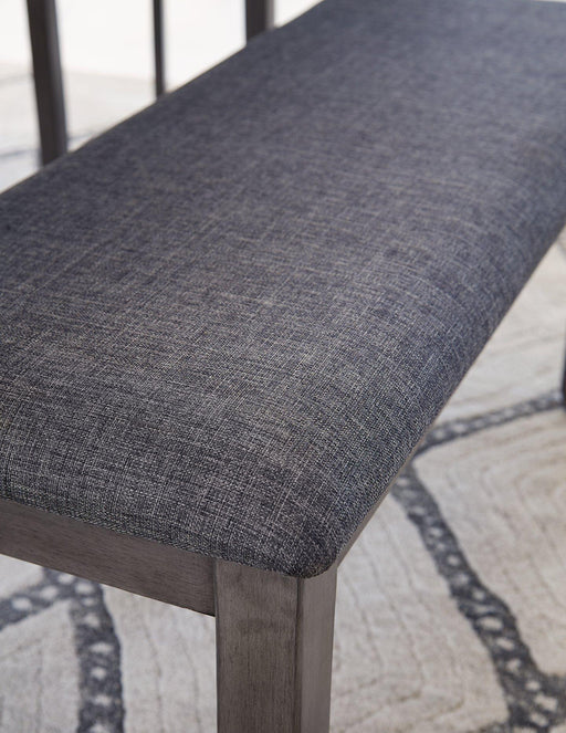 Bridson Dining Table and Chairs with Bench (Set of 6) - Furniture Gallery