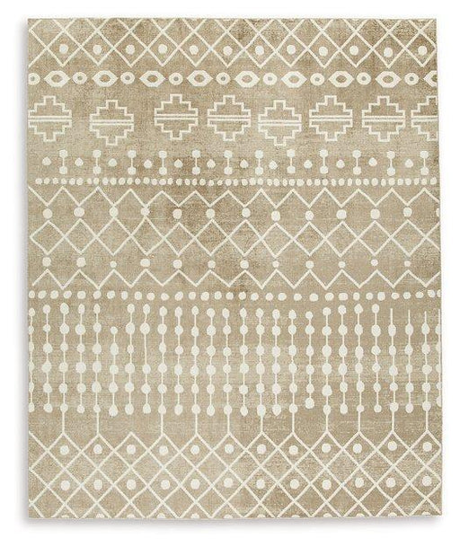 Bunchly 7'10" x 10'3" Washable Rug - Furniture Gallery