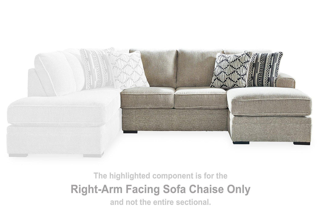 Calnita Sectional with Chaise - Furniture Gallery