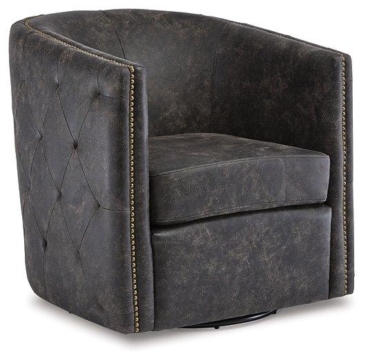 Brentlow Swivel Accent Chair - Furniture Gallery