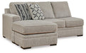Calnita Sectional with Chaise - Furniture Gallery