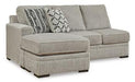 Calnita Sectional with Chaise - Furniture Gallery
