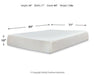 10 Inch Chime Memory Foam Mattress Set - Furniture Gallery