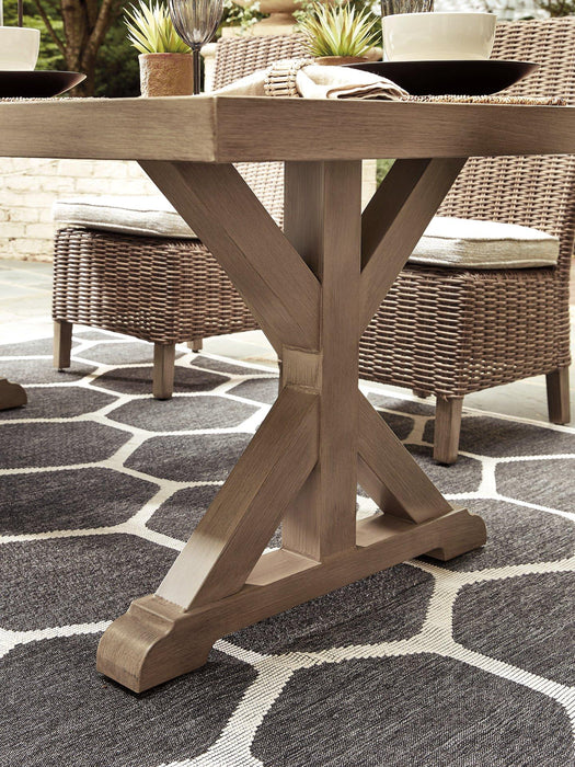 Beachcroft Outdoor Dining Table - Furniture Gallery