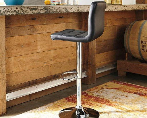 Bellatier Adjustable Height Bar Stool - Furniture Gallery