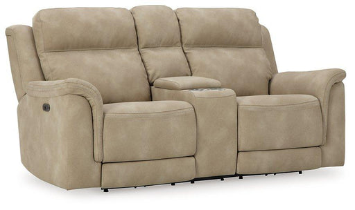 Next-Gen DuraPella Power Reclining Loveseat with Console - Furniture Gallery