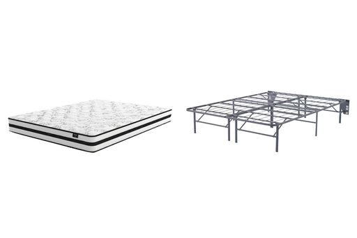 8 Inch Chime Innerspring Mattress Set - Furniture Gallery