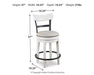 Valebeck Counter Height Bar Stool - Furniture Gallery