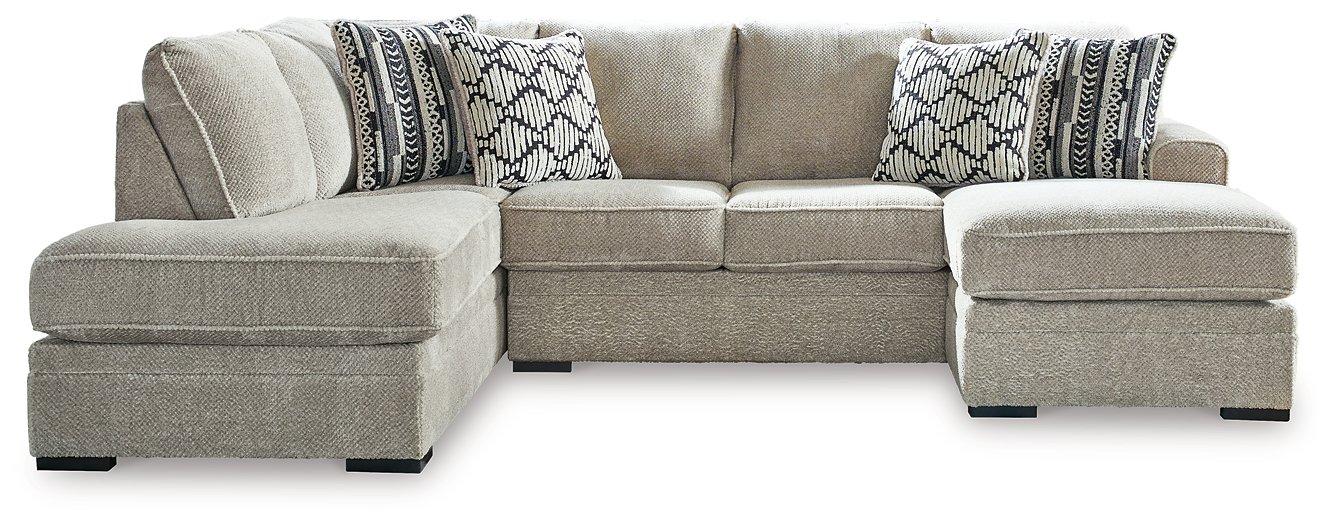Calnita Sectional with Chaise - Furniture Gallery