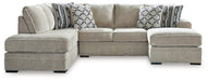 Calnita Sectional with Chaise - Furniture Gallery