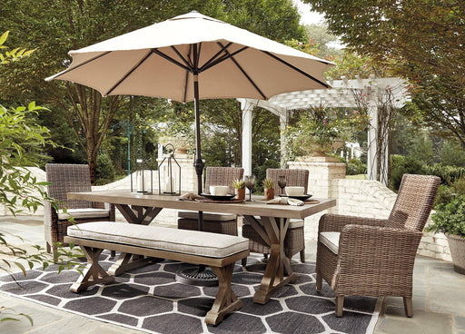 Beachcroft Outdoor Dining Table - Furniture Gallery