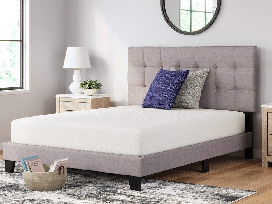 10 Inch Chime Memory Foam Mattress Set - Furniture Gallery