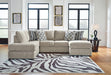 Calnita Sectional with Chaise - Furniture Gallery