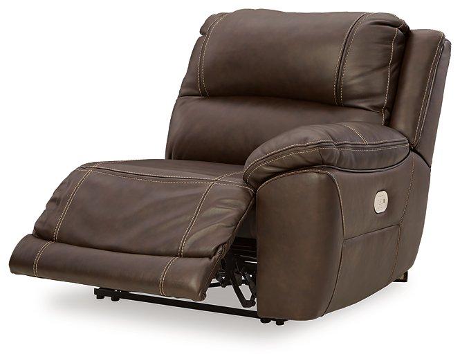 Dunleith Power Reclining Sectional Loveseat - Furniture Gallery
