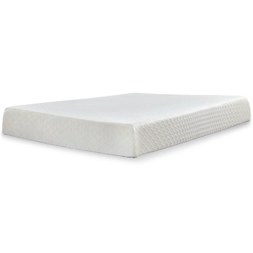 10 Inch Chime Memory Foam Mattress Set - Furniture Gallery