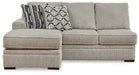Calnita Sectional with Chaise - Furniture Gallery