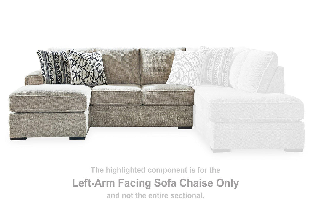 Calnita Sectional with Chaise - Furniture Gallery