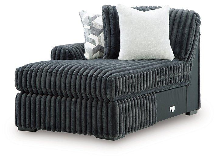 Midnight-Madness Sectional Sofa with Chaise - Furniture Gallery