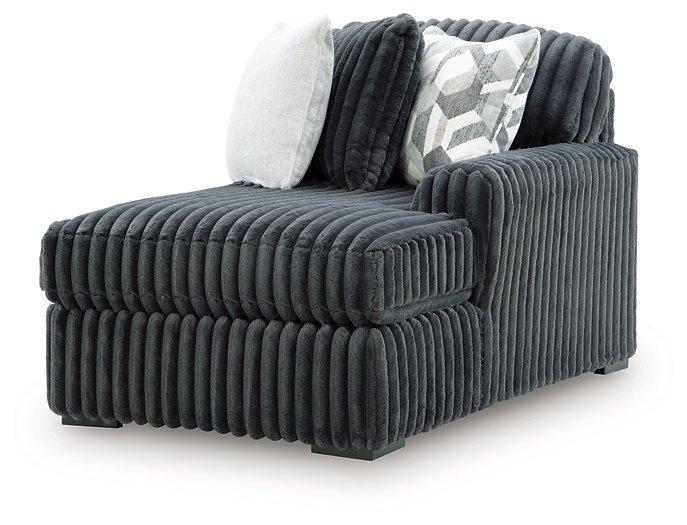 Midnight-Madness Sectional Sofa with Chaise - Furniture Gallery