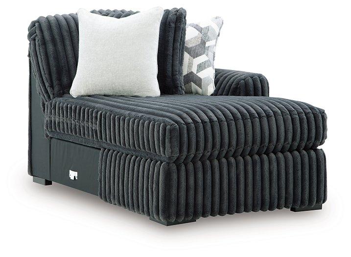 Midnight-Madness Sectional Sofa with Chaise - Furniture Gallery
