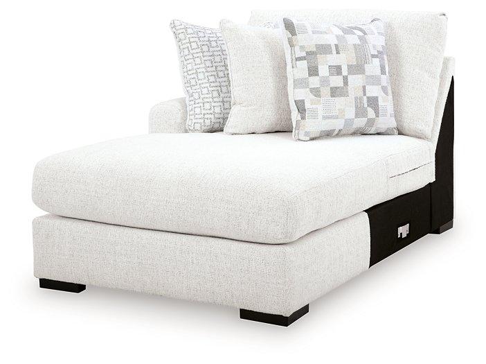 Misty-Lakes Double Chaise Sectional - Furniture Gallery