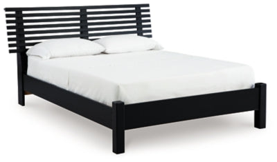 Danziar Queen Slat Bed - Furniture Gallery