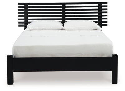 Danziar Queen Slat Bed - Furniture Gallery