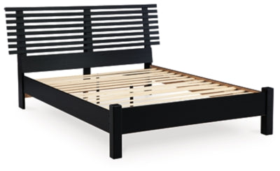 Danziar Queen Slat Bed - Furniture Gallery
