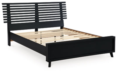 Danziar Queen Slat Bed - Furniture Gallery