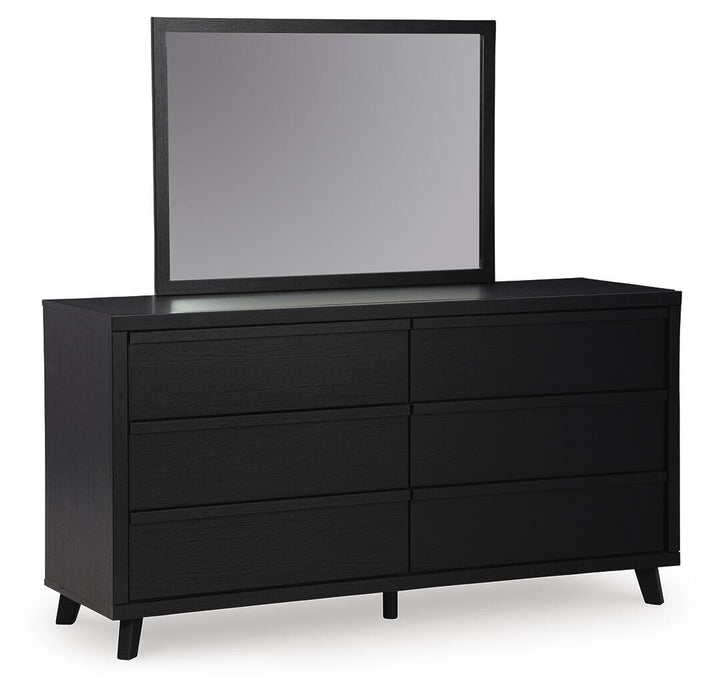 Danziar Dresser and Mirror - Furniture Gallery