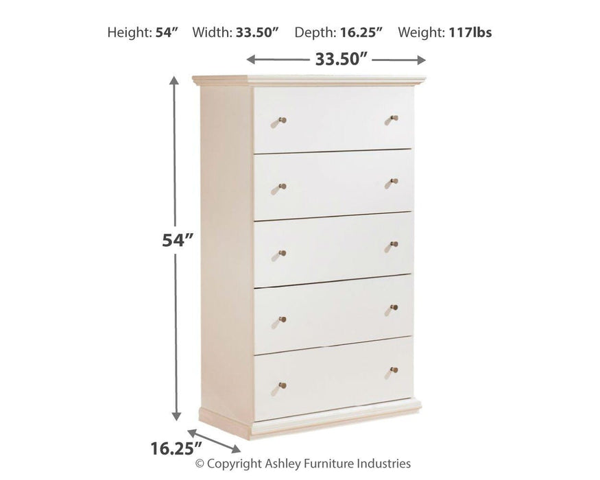 Bostwick Shoals Youth Chest of Drawers - Furniture Gallery