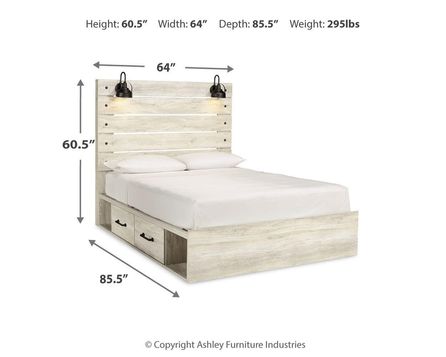 Cambeck Bed with 4 Storage Drawers - Furniture Gallery