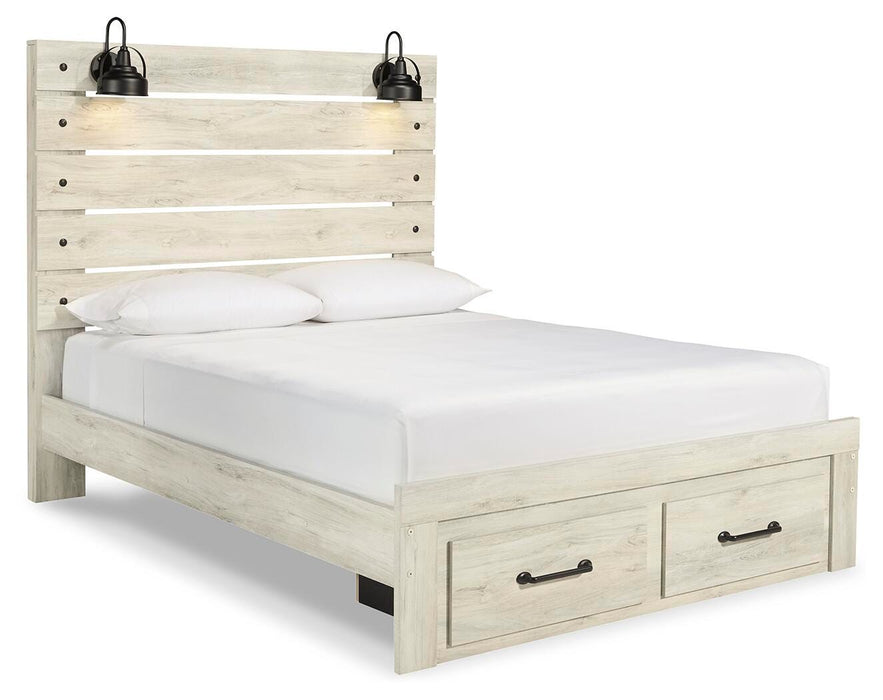 Cambeck Bed with 2 Storage Drawers - Furniture Gallery