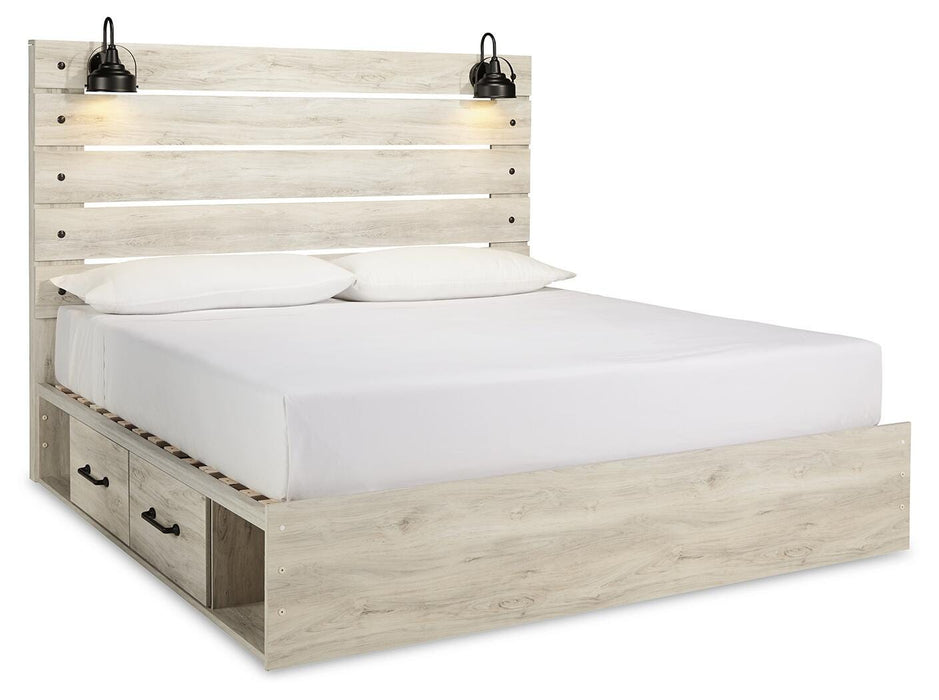 Cambeck Bed with 2 Storage Drawers - Furniture Gallery