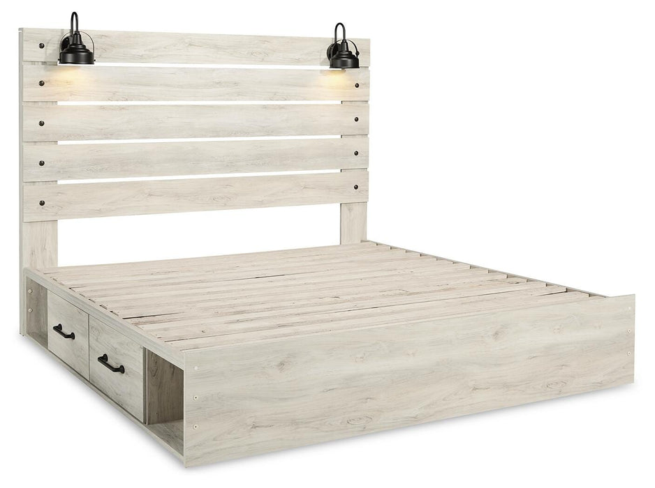 Cambeck Bed with 2 Storage Drawers - Furniture Gallery